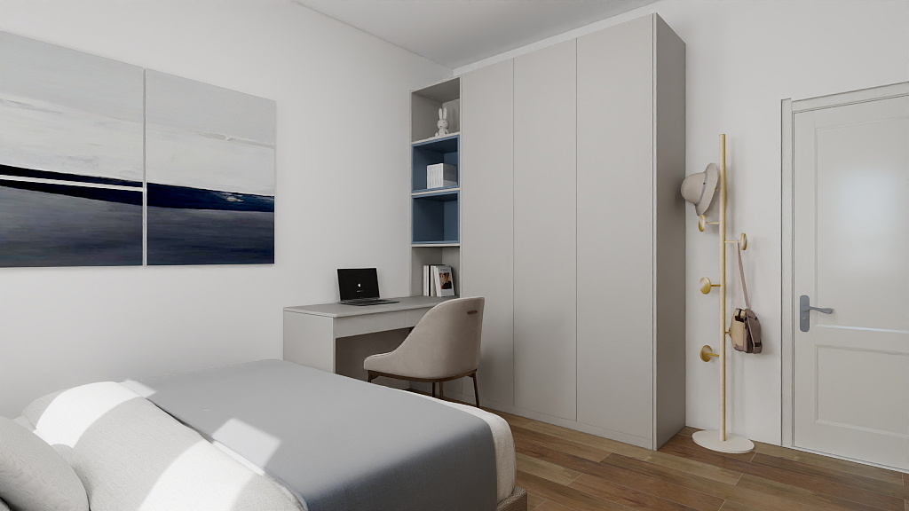 现代风全屋效果图-19