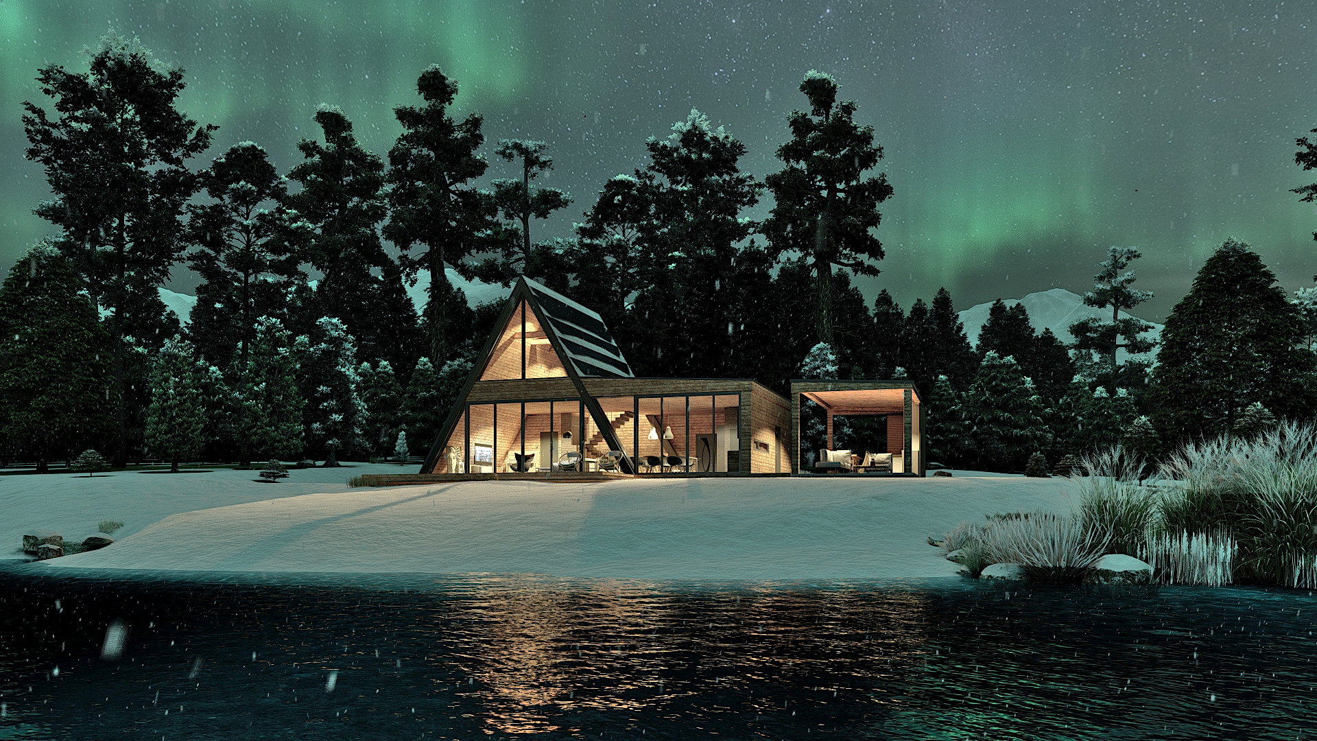 A-frame House IVANA & Outdoor Kitchen DINO-6