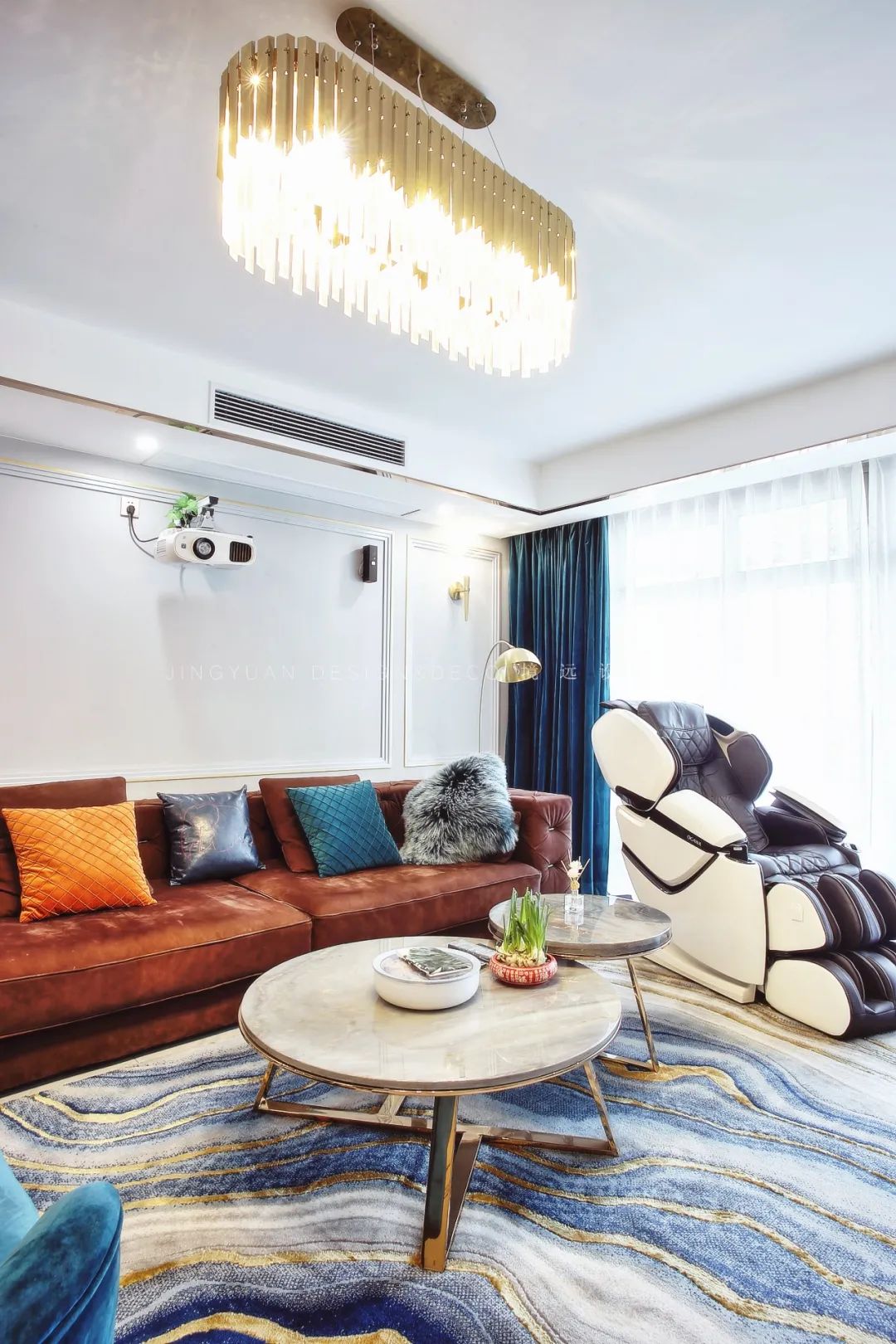 境远装饰 | 150㎡轻奢风,浓浓的艺术气息-30