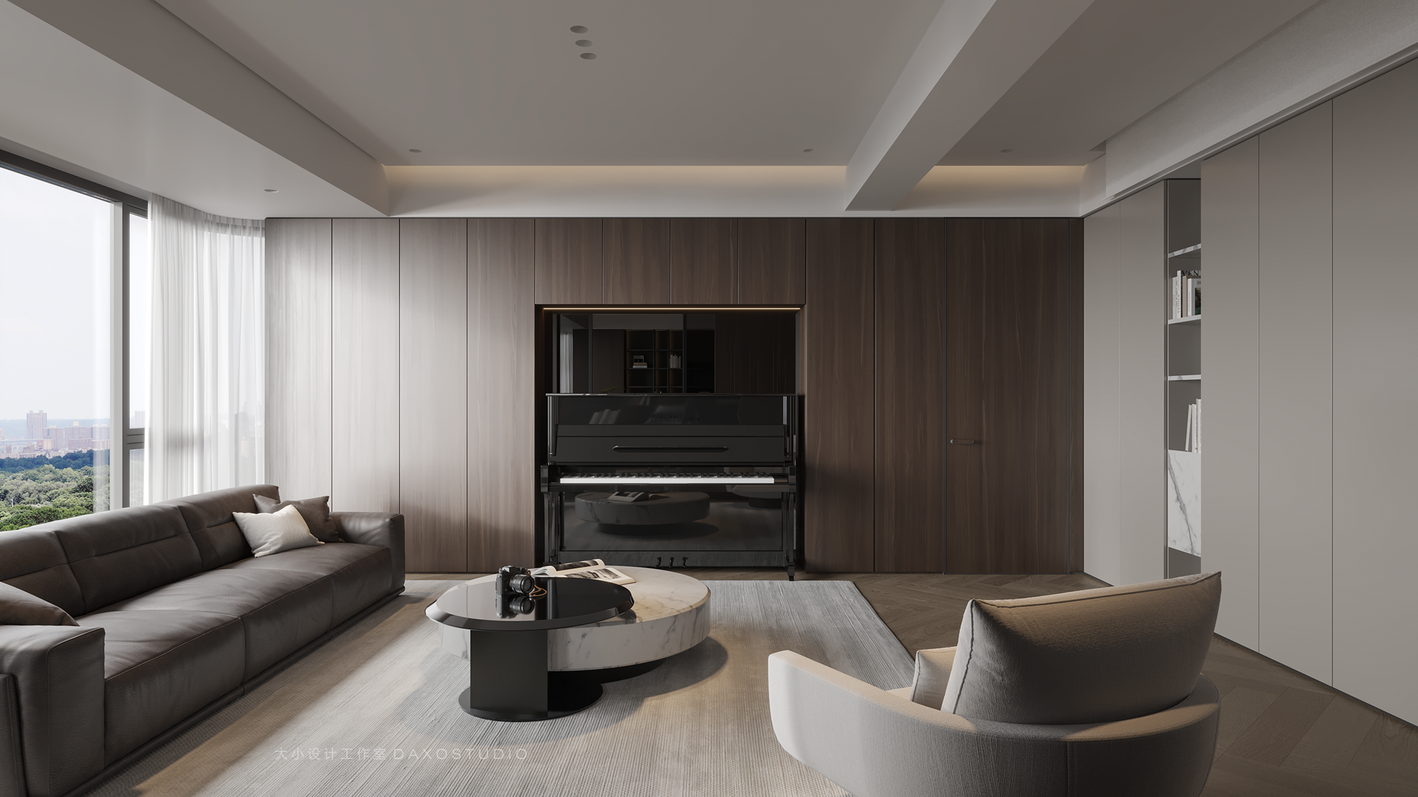 新光·皇庭水岸 520㎡顶复奢宅丨中国福建丨大小设计工作室-36