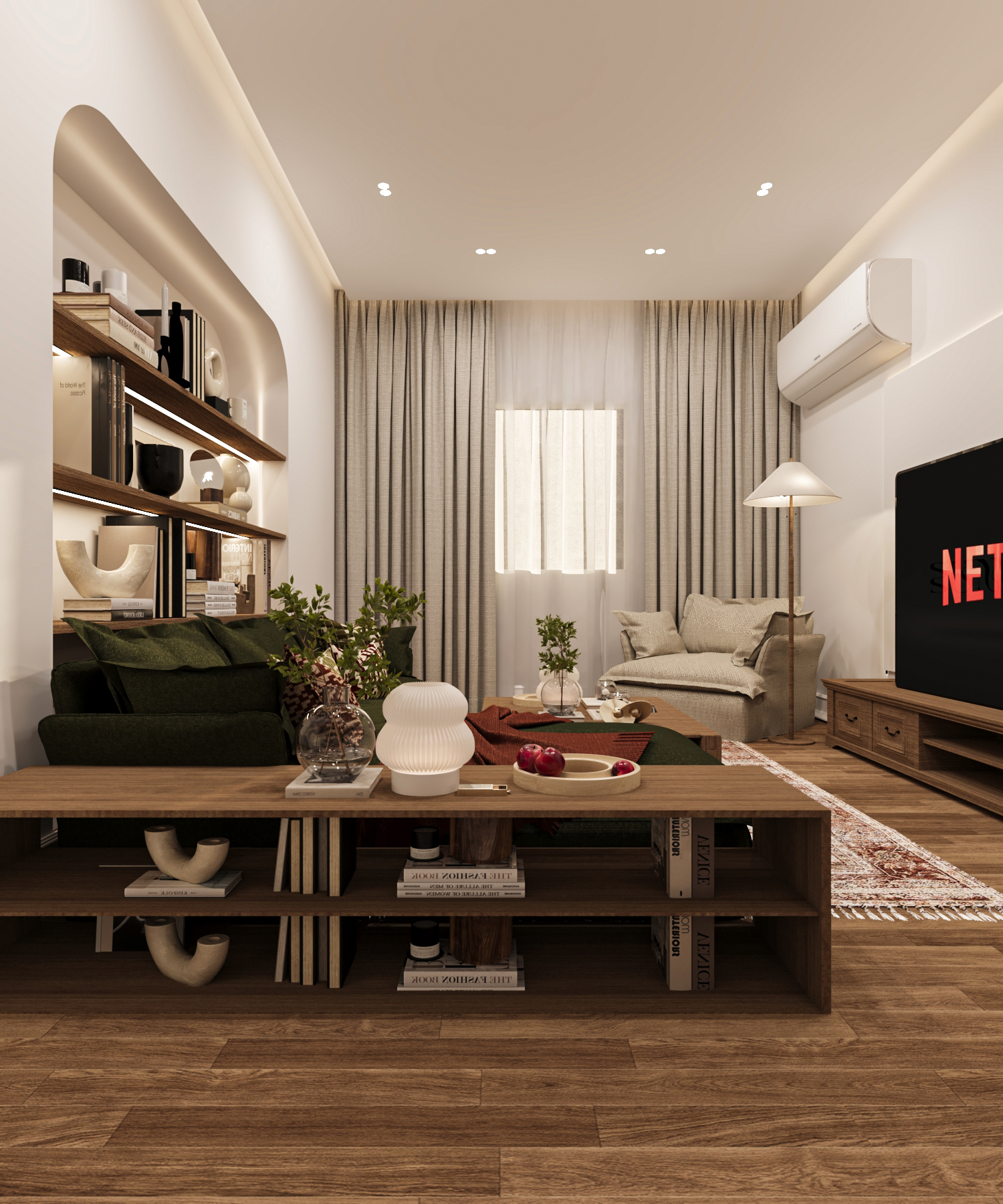 American living room-5