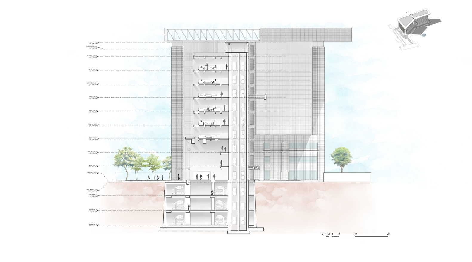 印度 Atal Akshaya Urja Bhavan 办公楼丨大厦顾问私人有限公司-60