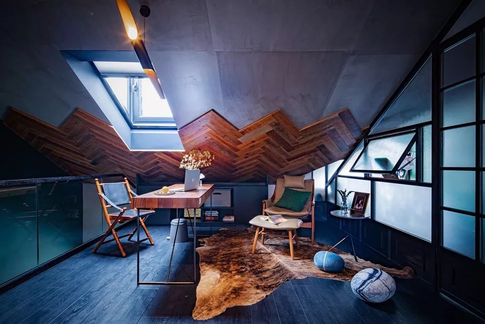 北京挑高阁楼改造,90㎡变 200㎡,设计师如何玩转空间魔法?-46