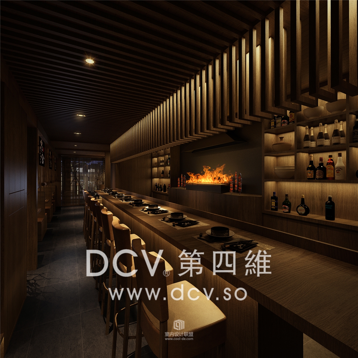 西安最知名的日式料理餐厅设计-惠舍.炉端烧（禾盛京广中心）-40