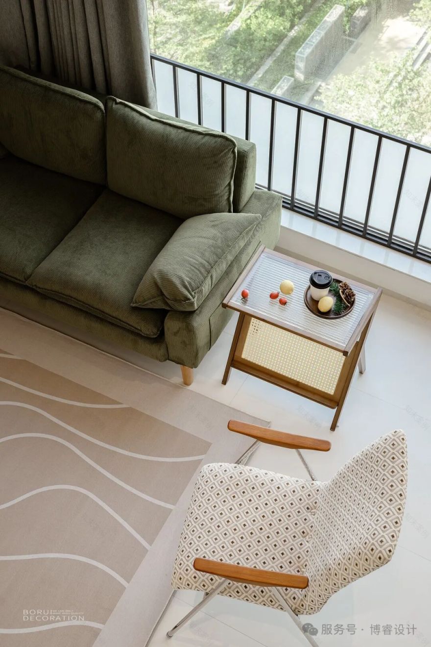 100㎡LOFT|开放式布局+家具的轻盈美学-40