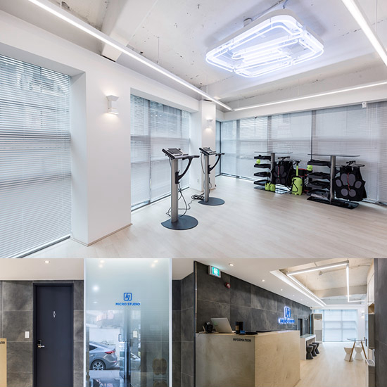 首尔高级 EMS 训练室，呈现极简白的高级感-1