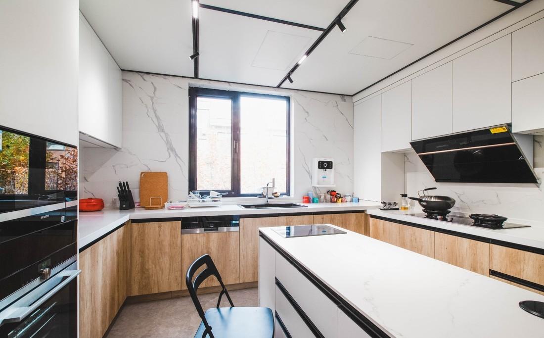 北京 230㎡现代简约别墅,灵动空间与生活温柔相拥-11