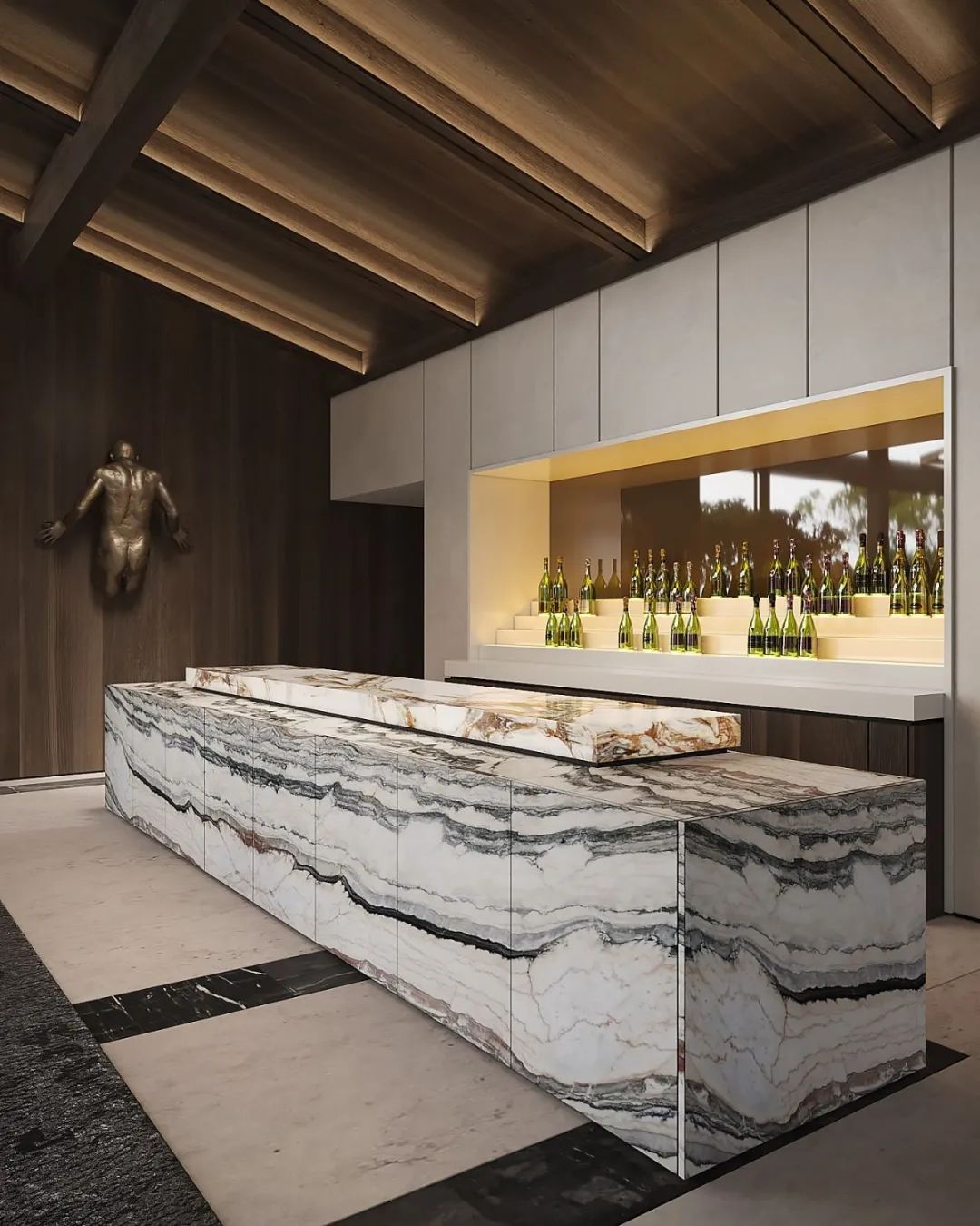 灰色奢华 · 1300㎡大宅设计丨IQOSA Architect-22