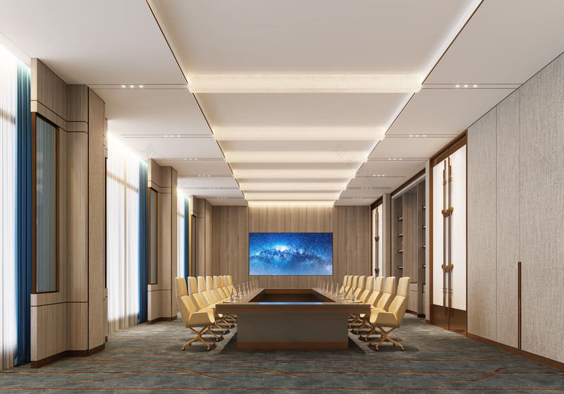 葫芦岛百大万美集团宴会厅——现代与传统交融的高端会议中心-18