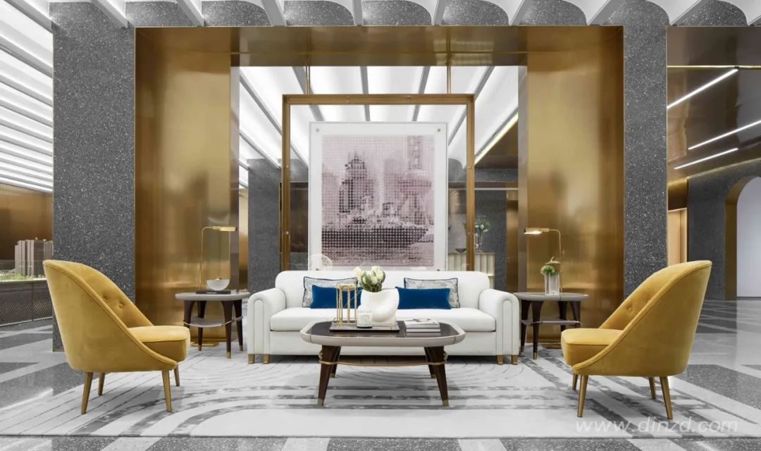 上海陆家嘴金融中心奢华样板房设计-16