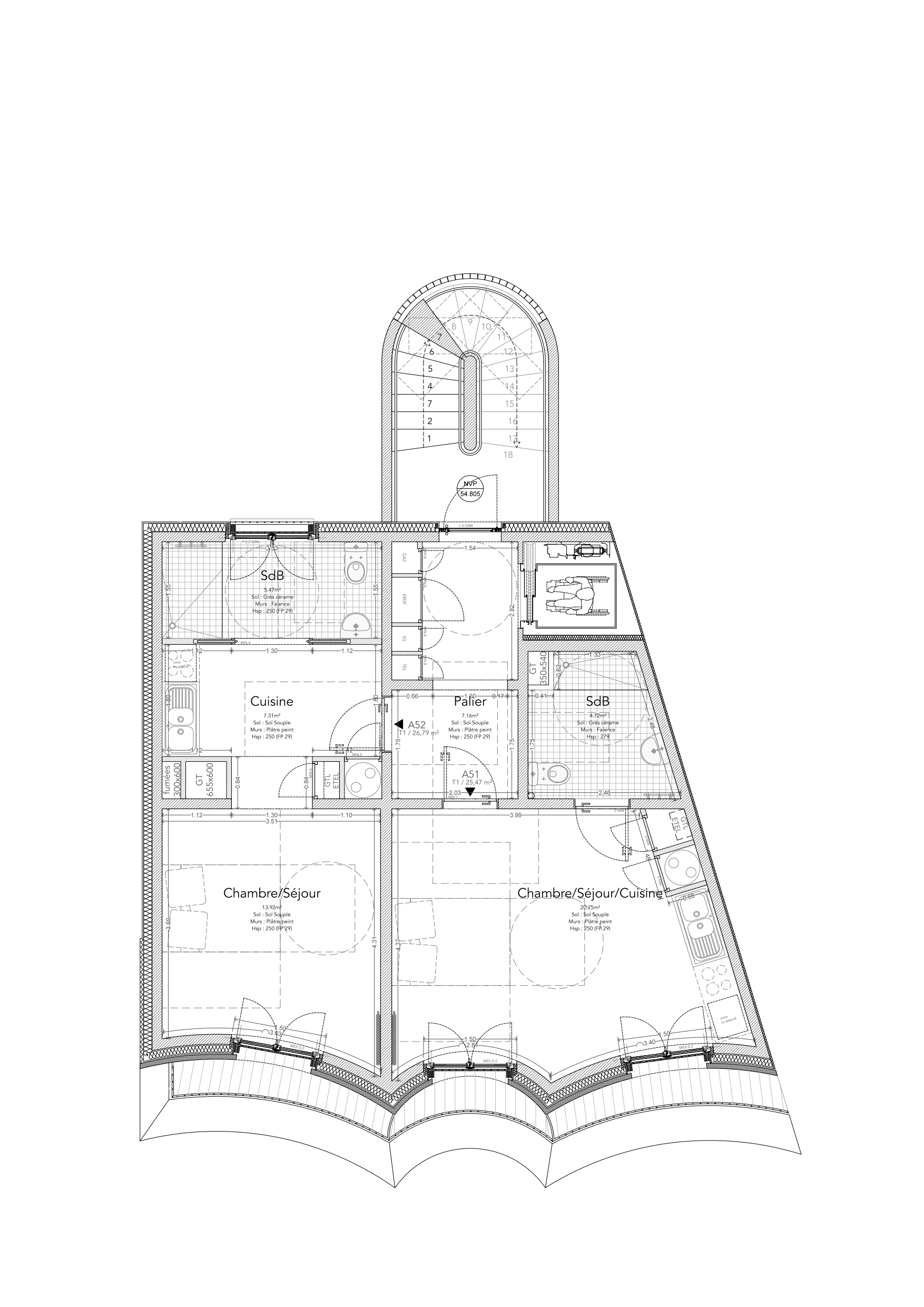 让·巴尔街 8 个住房单元丨法国巴黎丨JeanChristophe Quinton architecte-69