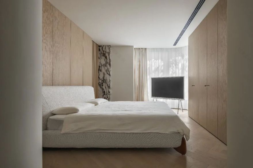 简狄设计|用弧线重塑异形空间,还多出一个家庭展览馆-93