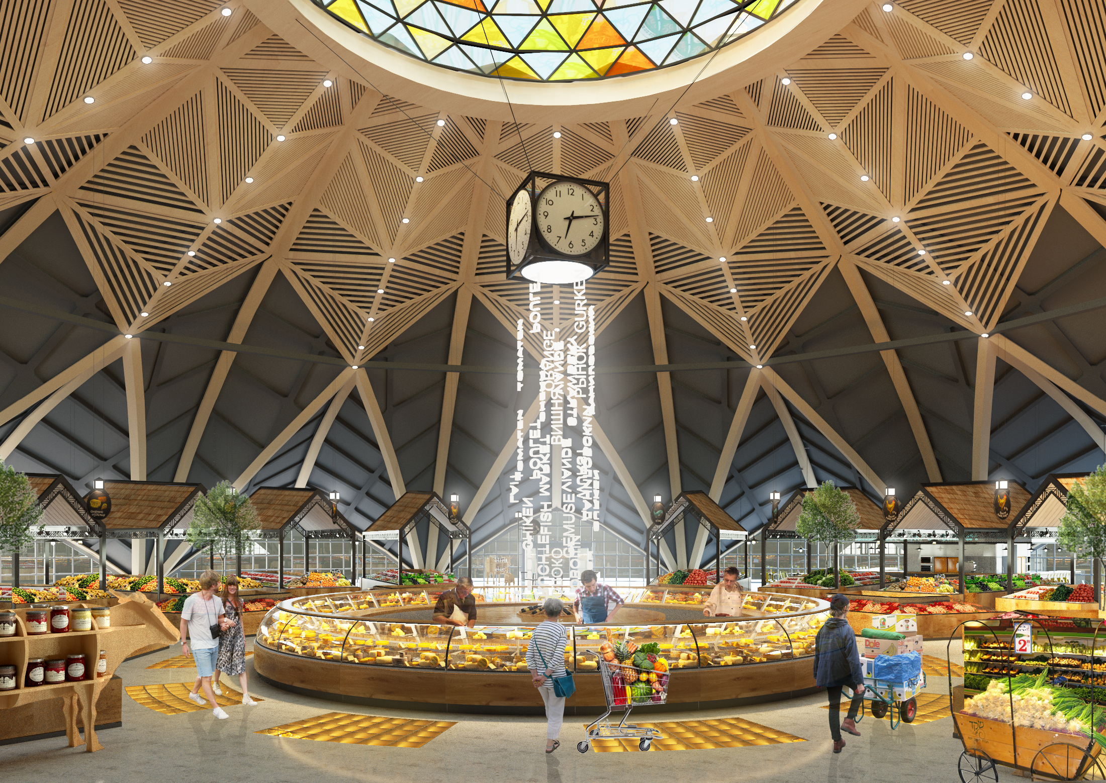 莫斯科丹尼尔 ovsky 市场重建概念设计-10