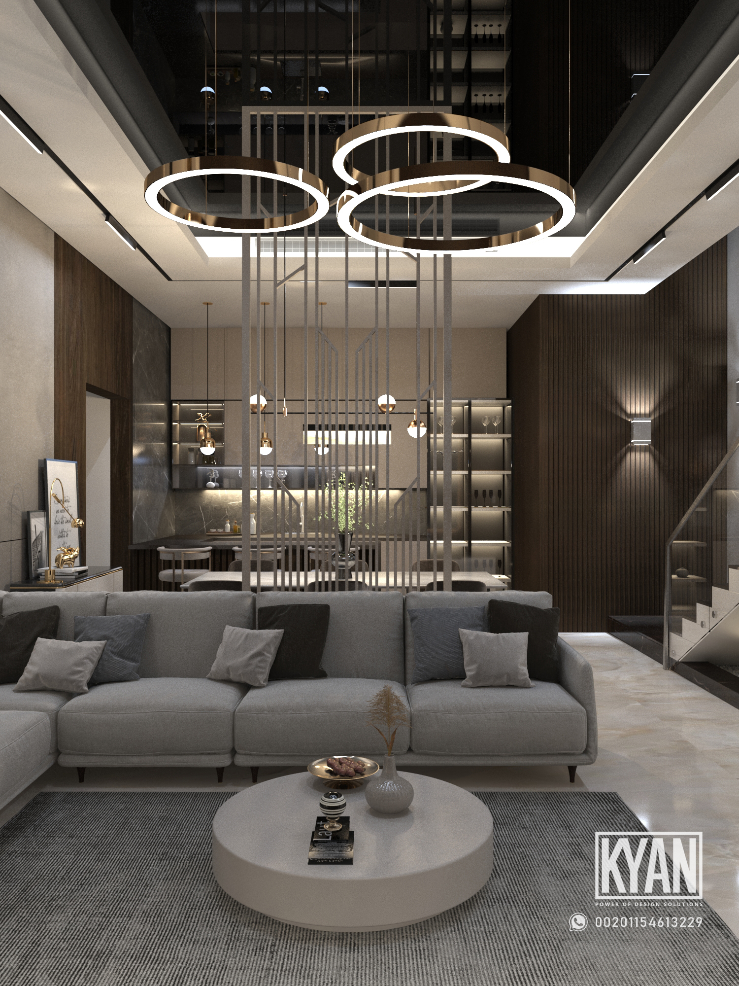 Modern Living Area صالة عائلية مودرن-7