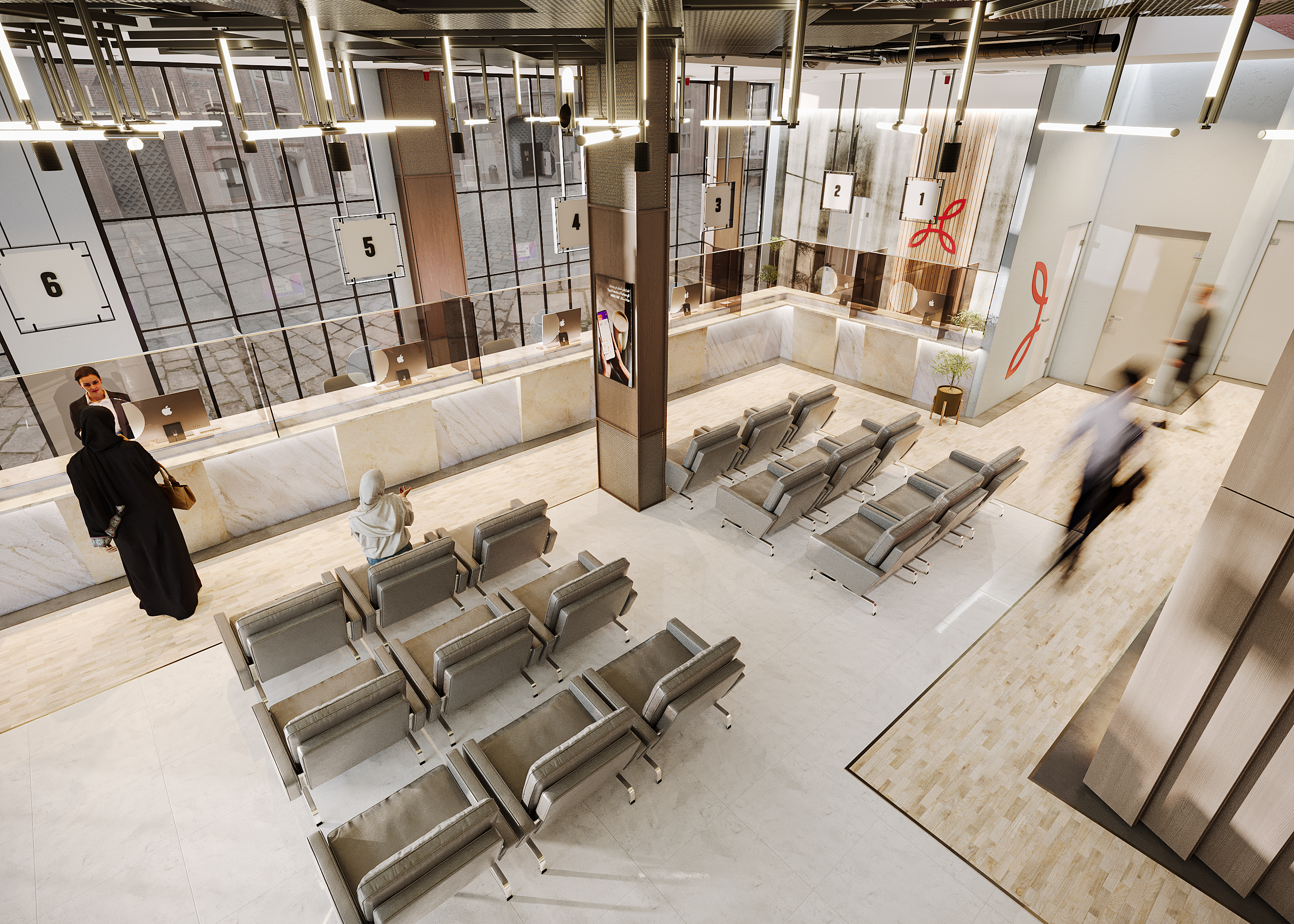 Saib Bank 室内设计丨埃及丨Futuris Architects-18