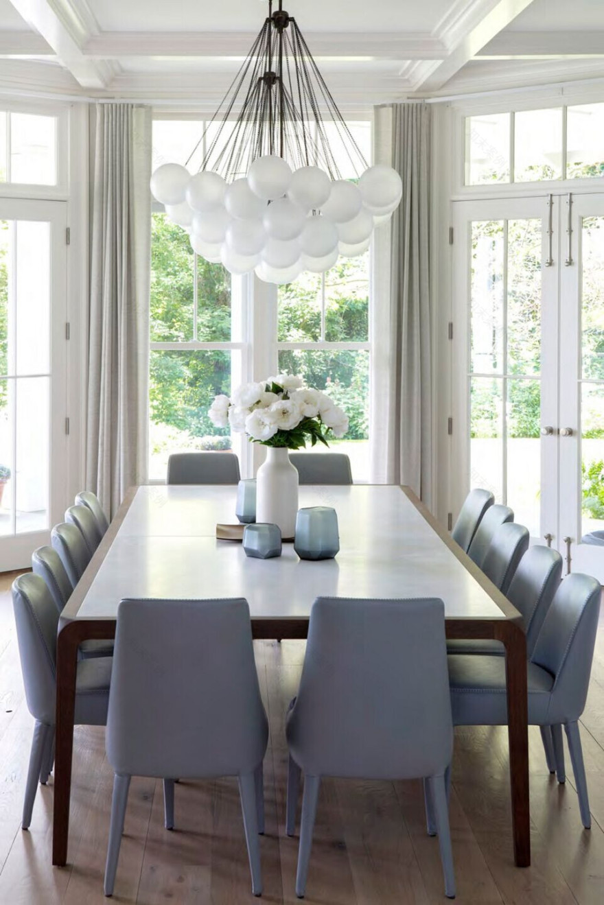 纽约汉普顿度假别墅,打造清新海洋风-88