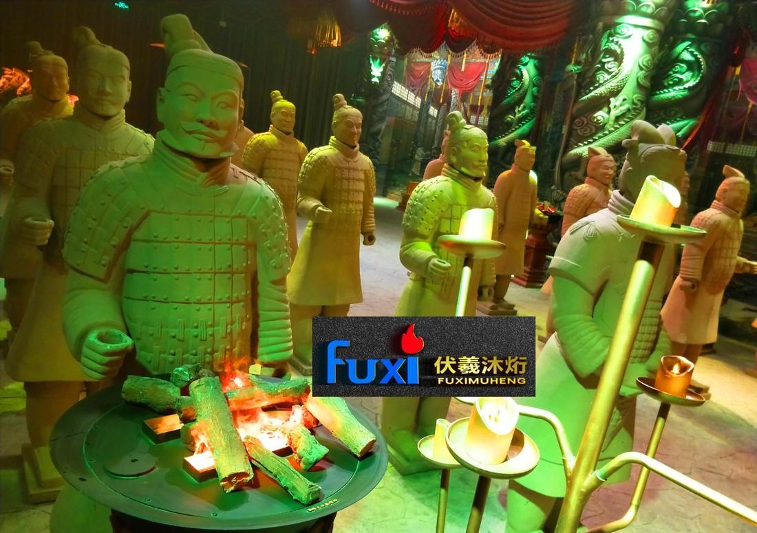 五一长假游兵马俑，体验伏羲壁炉篝火盆设计魅力-4