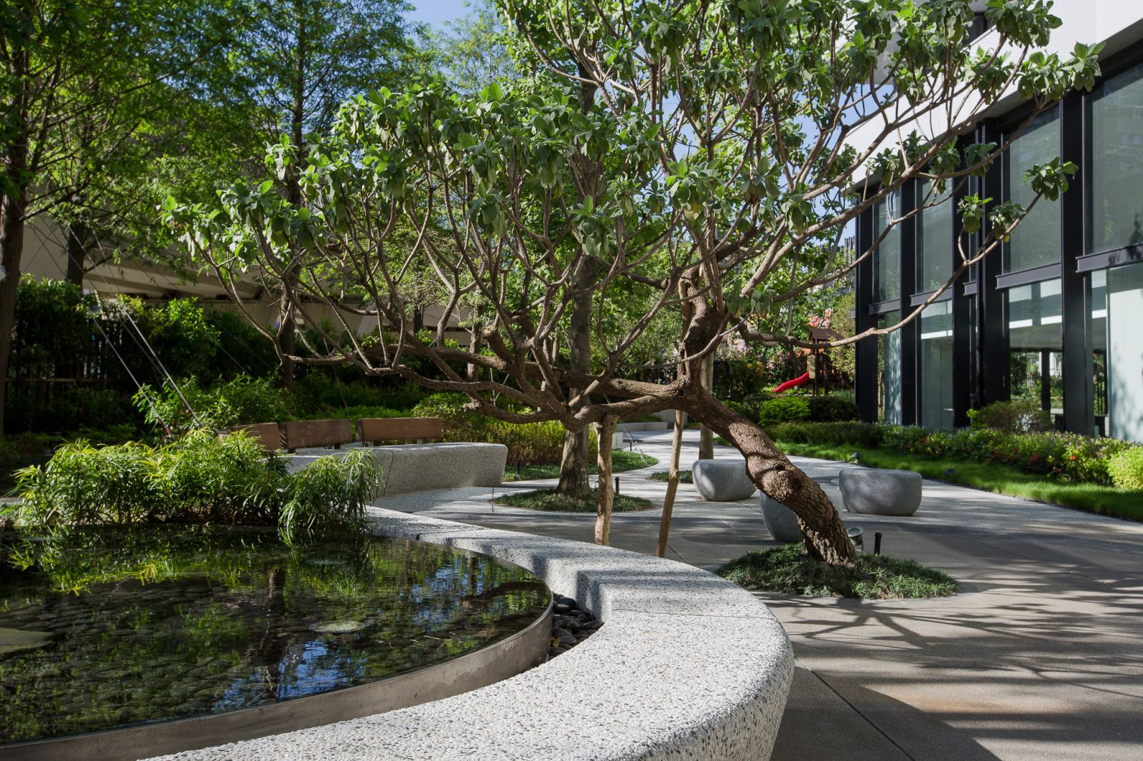 「忠孝大院」中庭住宅景观设计丨中国台湾丨金以容,林弘壹,朱弘楠建筑师事务所-9