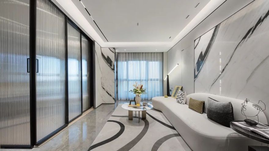 中海·十里观澜样板间丨中国天津丨邸韵空间设计-6