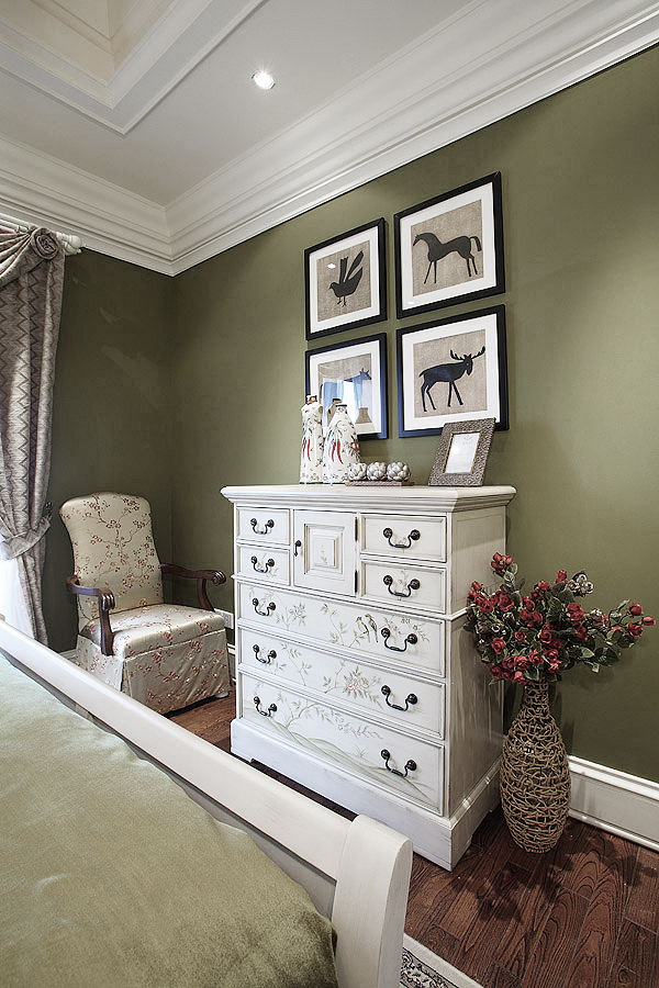 法式简约家装别墅样板房-37