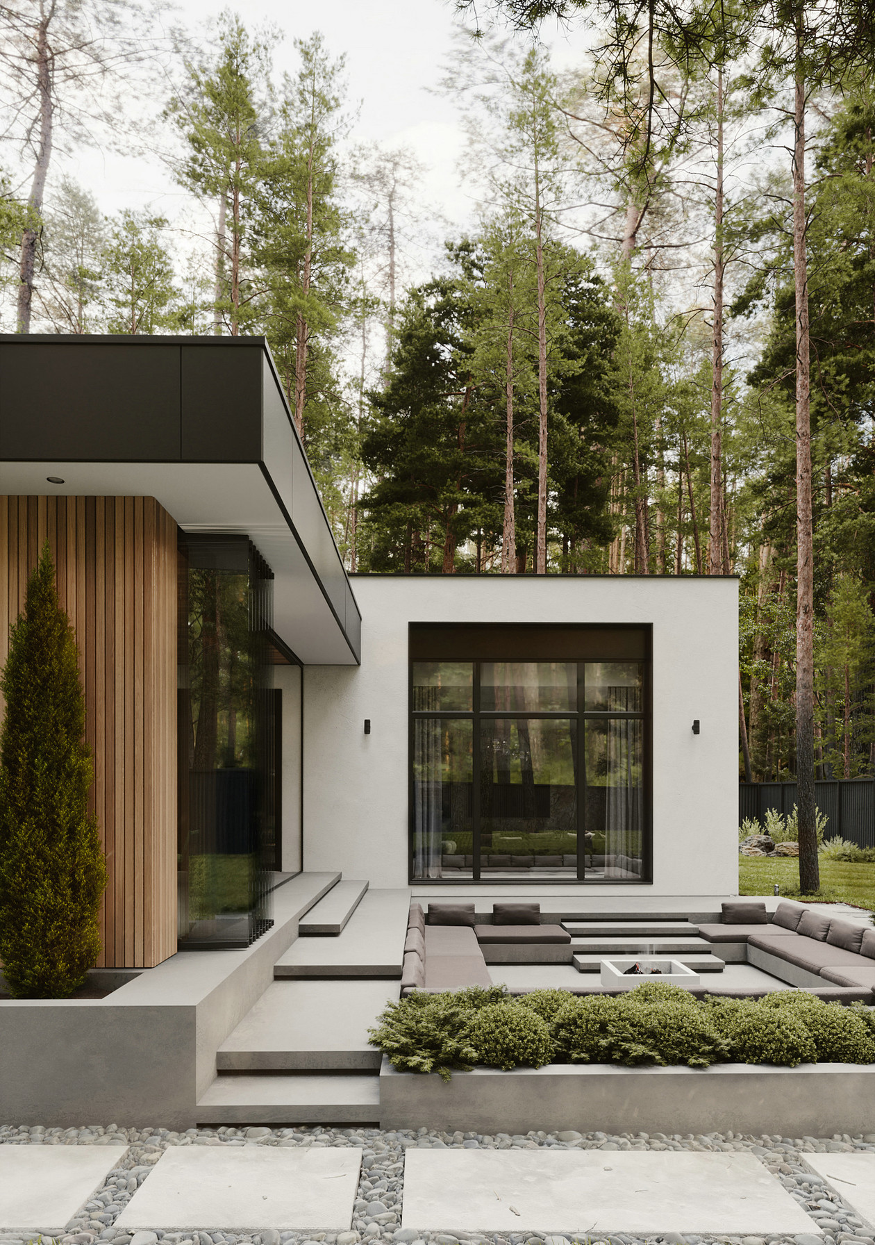 俄罗斯现代风别墅设计-2