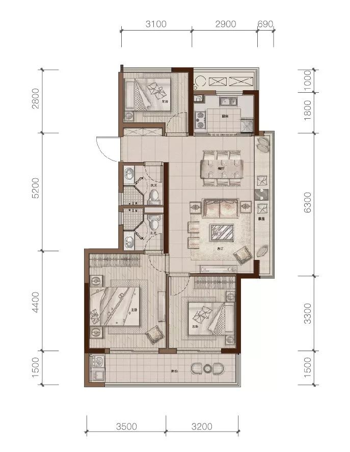 云上金铭府丨你离精致生活，只差一个【105】的距离-46