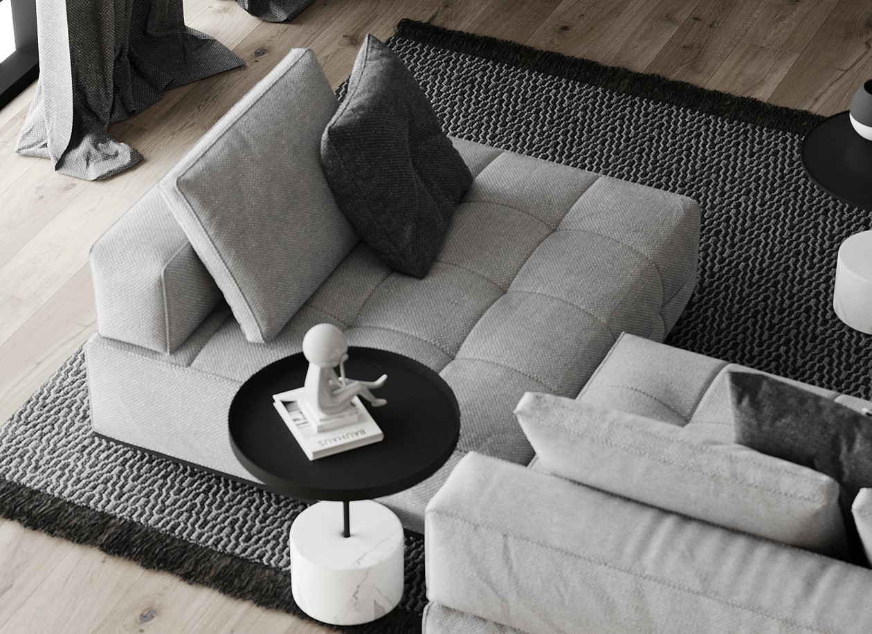 高级黑+高级灰 舒适到极致的现代感-4