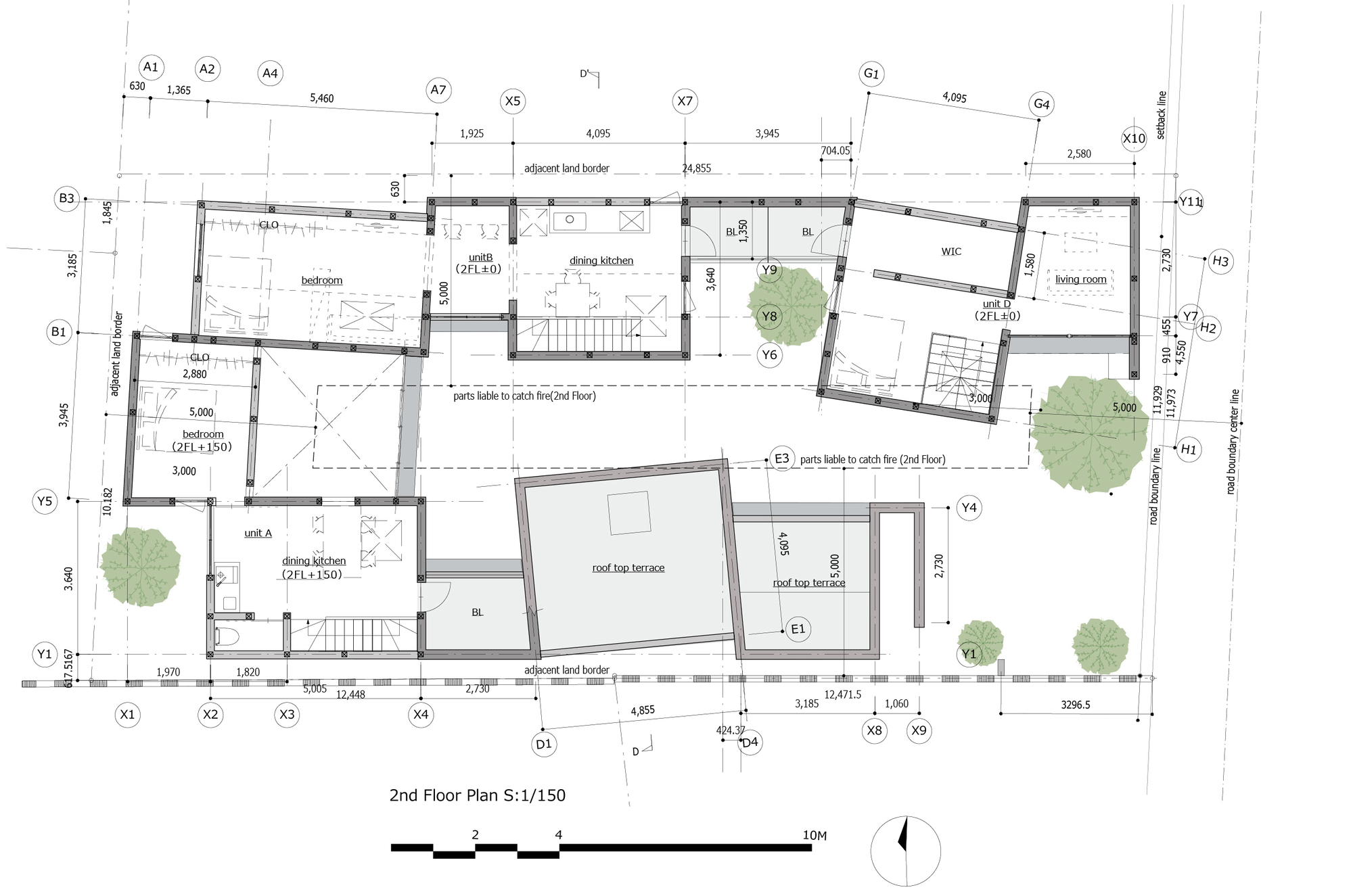 折叠屏风排屋丨日本东京丨DOG-34