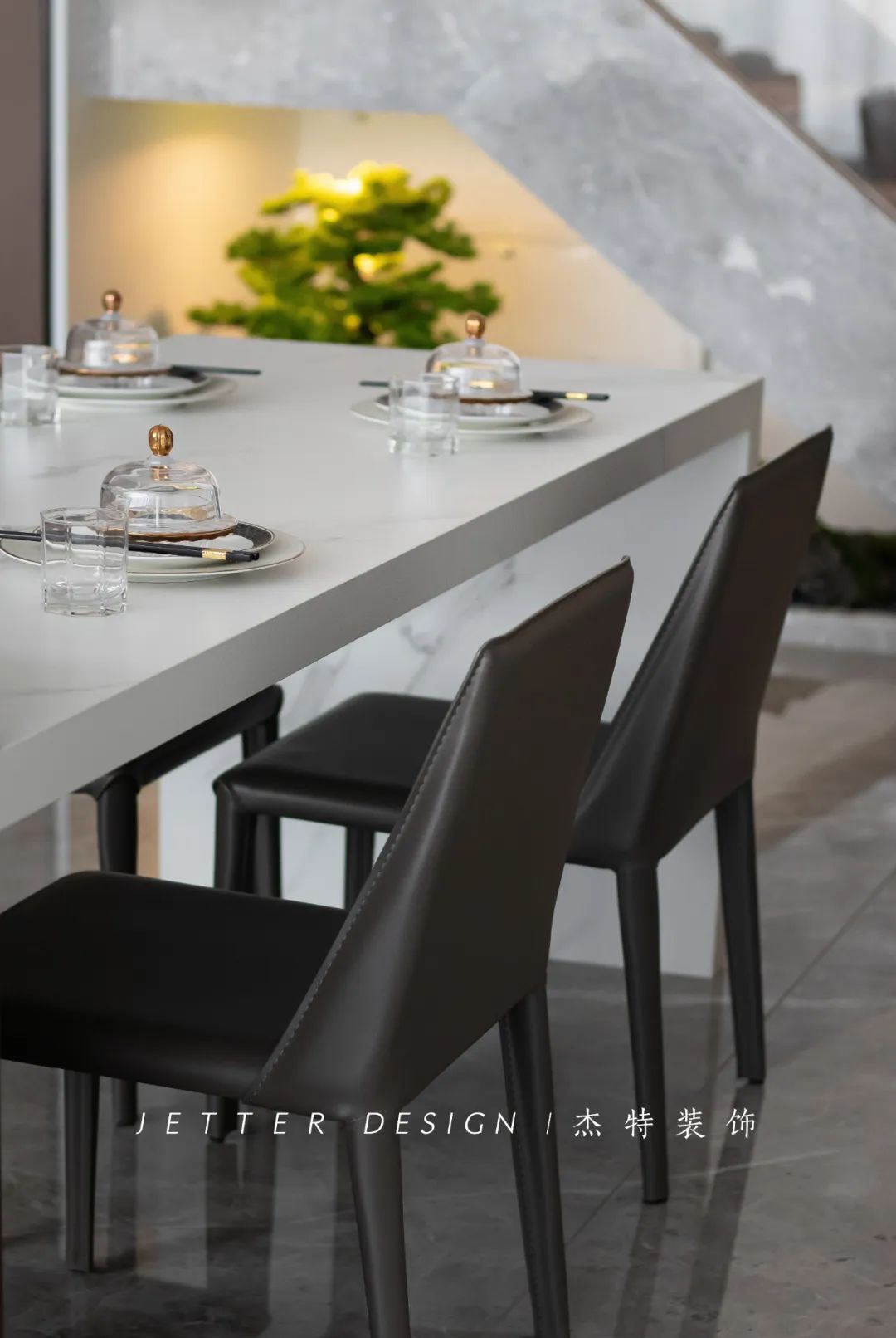 碧桂园·漓江公馆现代简约复式设计丨杰特装饰-14