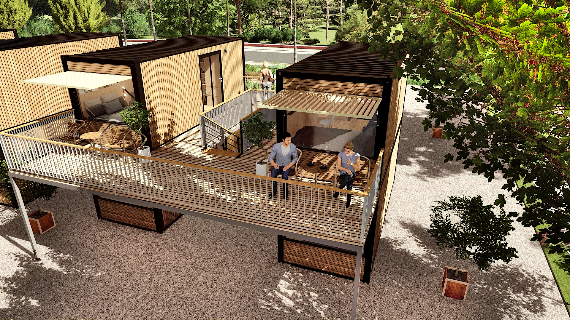 预制模块化集装箱酒店丨Damijan Koprivc-5