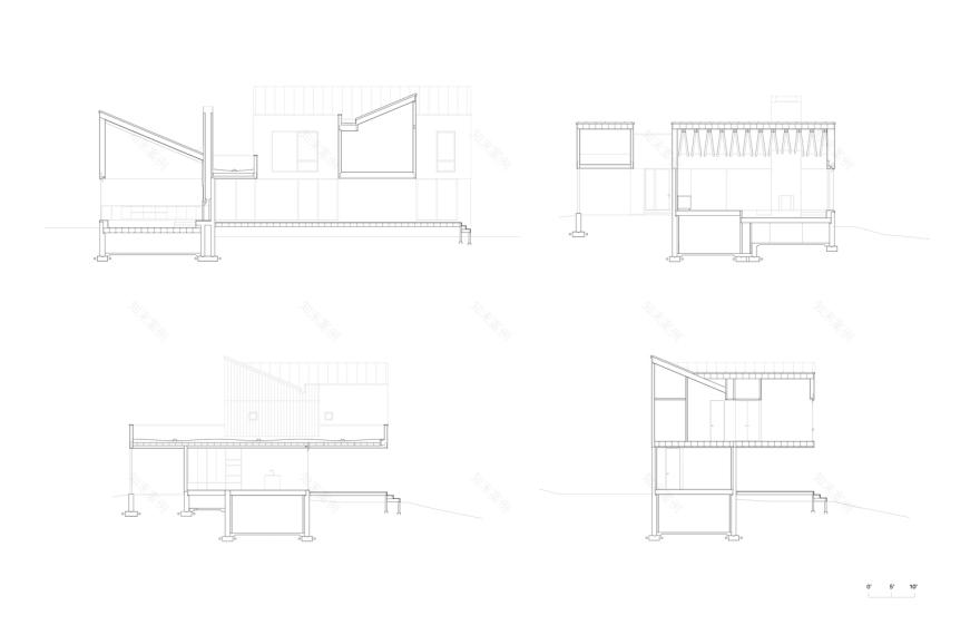 美国 Copake 湖边别墅丨Desai Chia Architecture-32