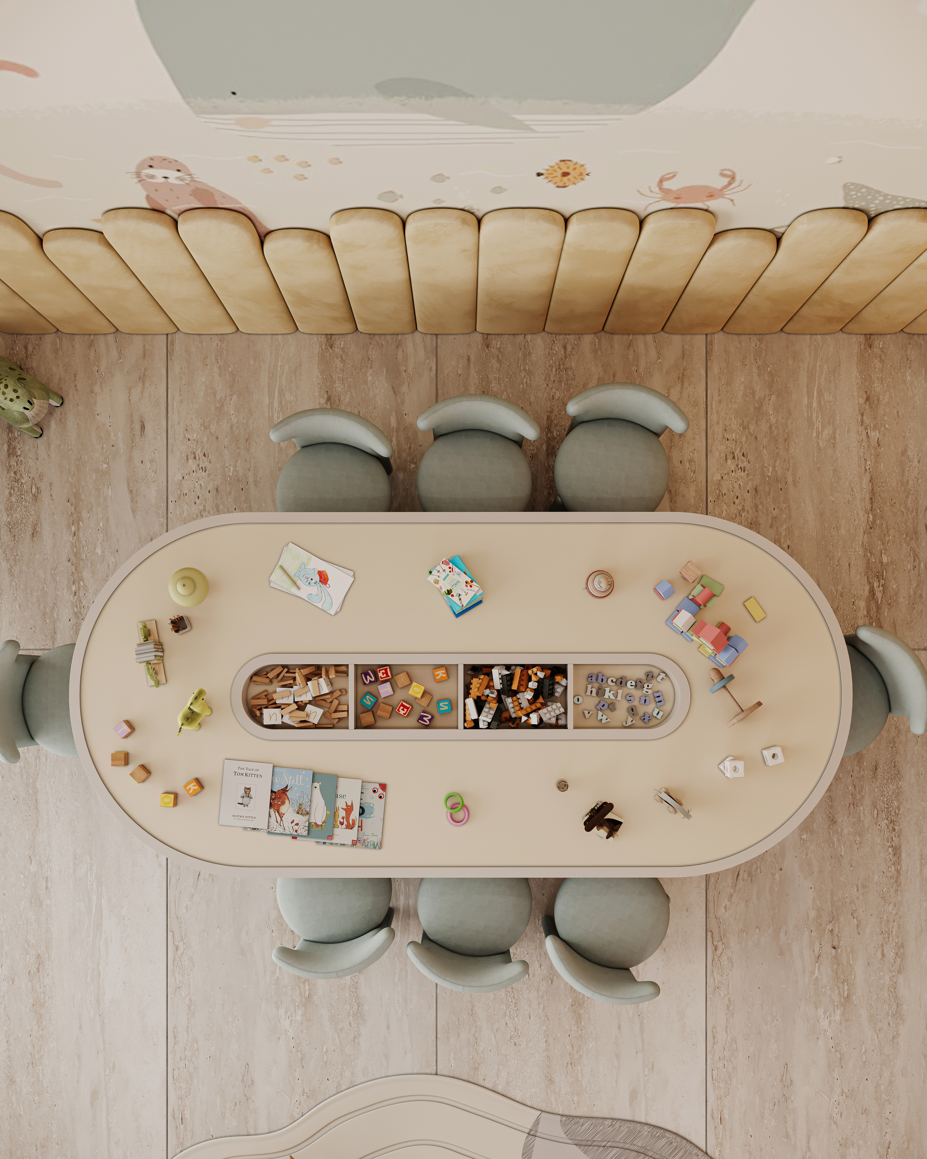 温馨柔软的游戏室丨United Arab EmiratesAbu Dhabi丨Esraa Joumaa-8