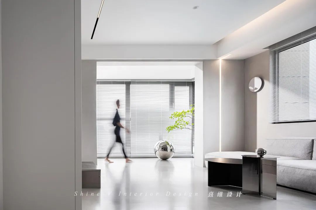 《不繁》极简风格精装房改造，打造空灵静美空间-40