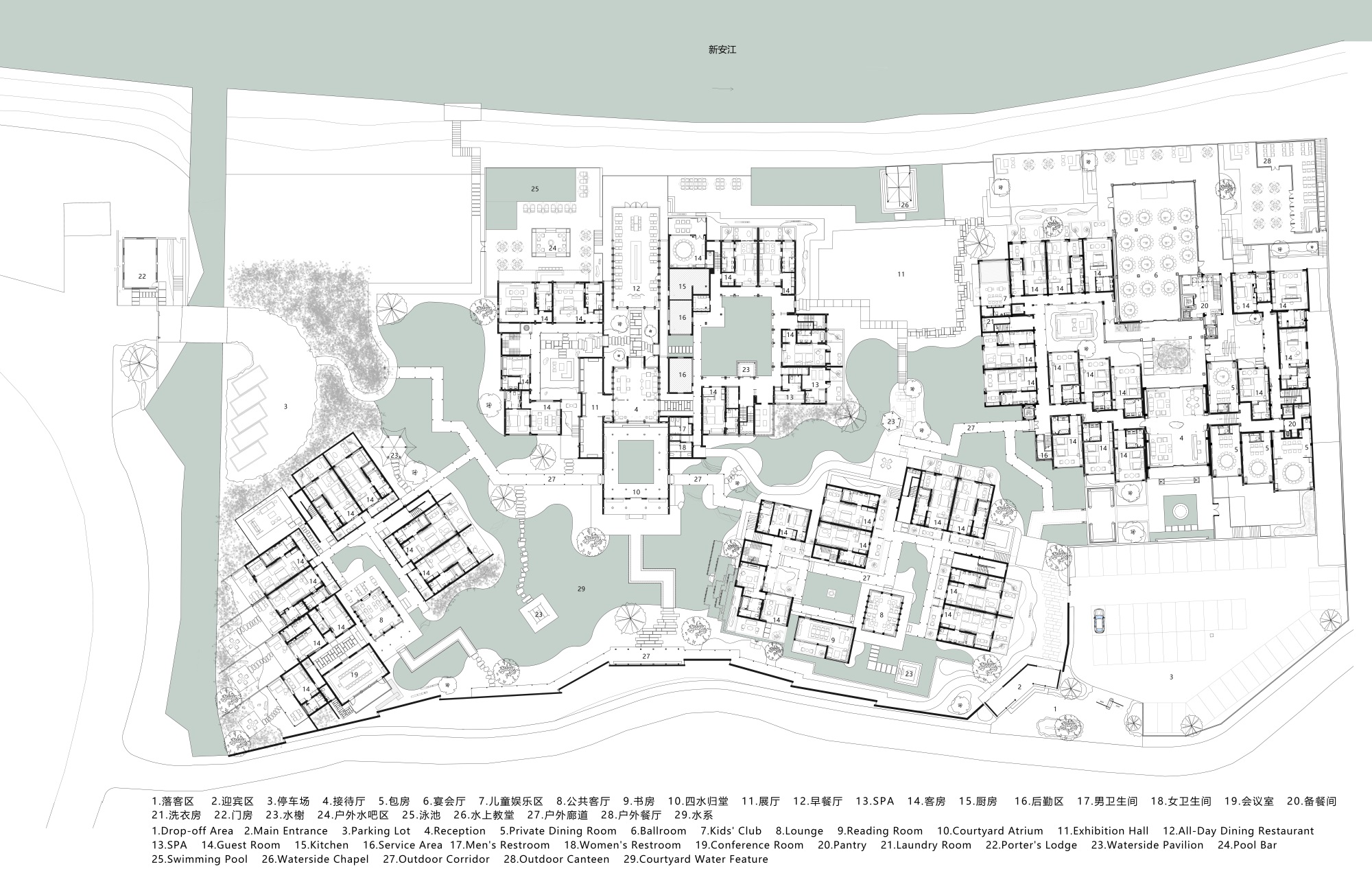 黄山紫阳烟雨度假酒店丨中国安徽丨风合睦晨空间设计-149
