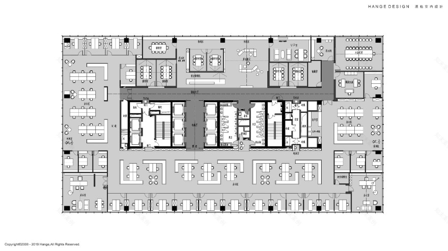 现代办公空间设计 | 极简、自然与多元功能的融合-34