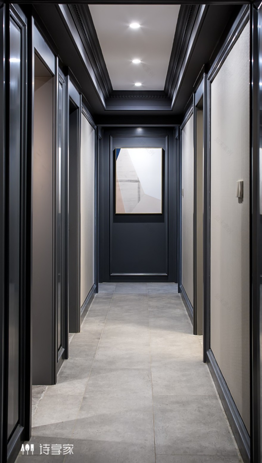 240㎡万科金域蓝湾现代摩登住宅 诗享家设计-29