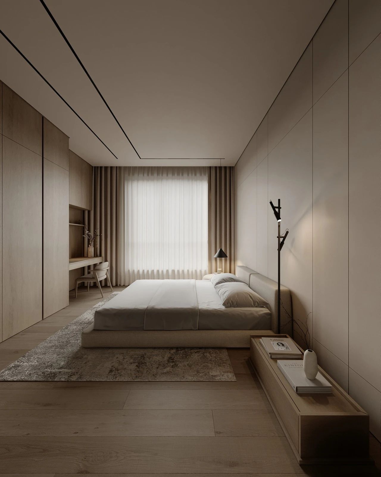 76㎡原木系奶油风极简空间设计丨哈萨克斯坦阿拉木图丨Ursa Studio-23