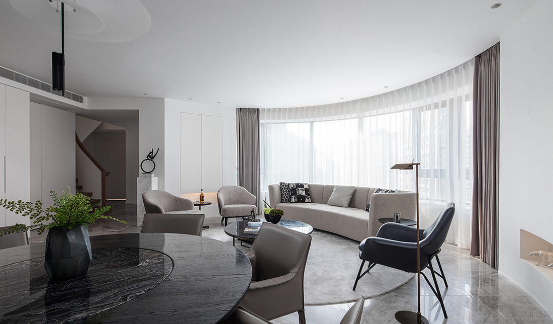 高级白 柒筑空间设计-12