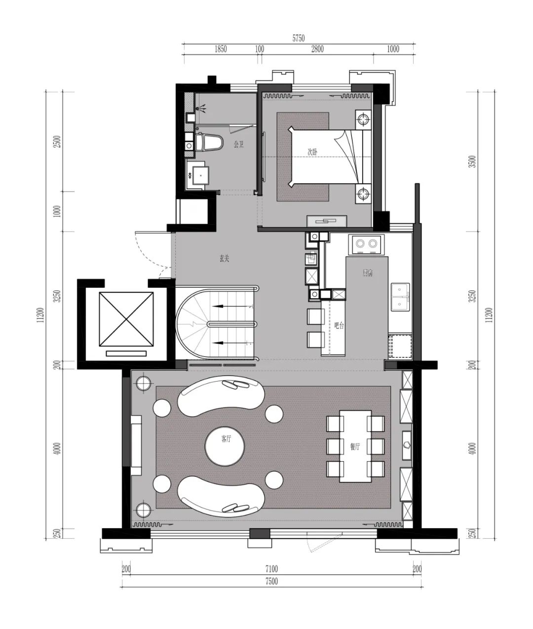 天津中海·津门大院现代法式样板房 | 黑红配色，致敬永恒经典-36