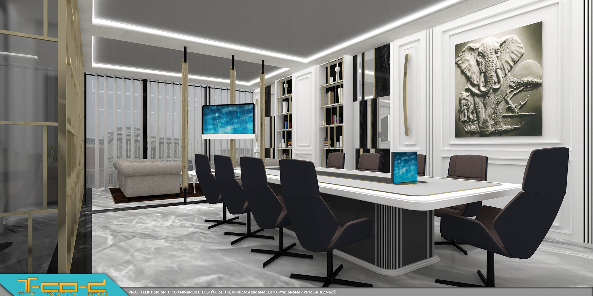 ONUR SENTETİK 办公室设计 | 现代简约的魅力-4