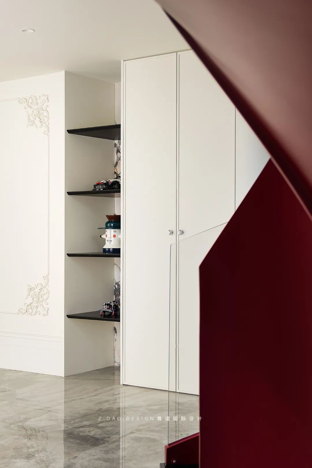 合肥『国贸天成』360㎡奶油法式风叠墅丨尊道国际设计-91