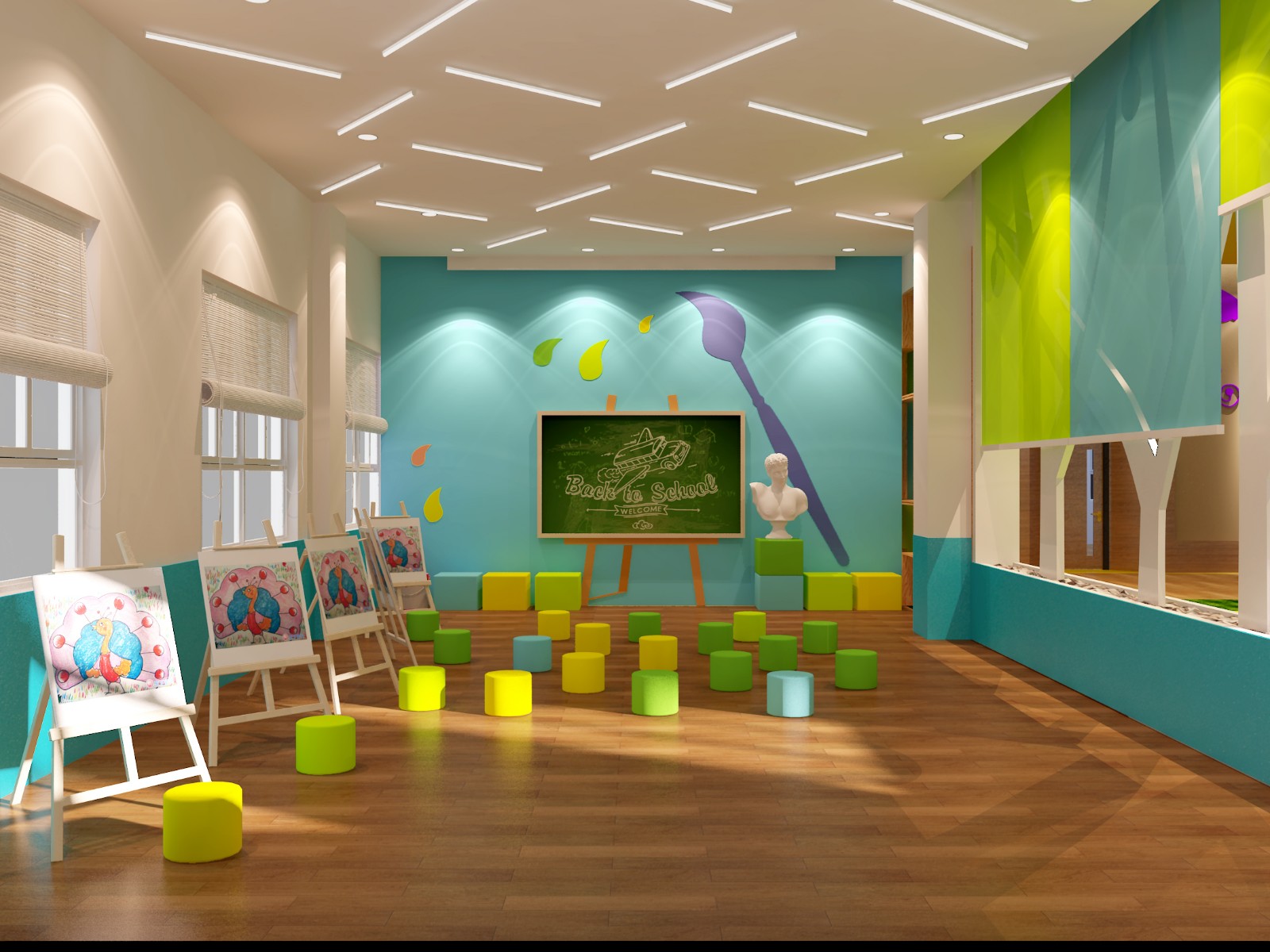 滨兰实验小学校园设计 | 激发学习兴趣，培养感恩之心-14