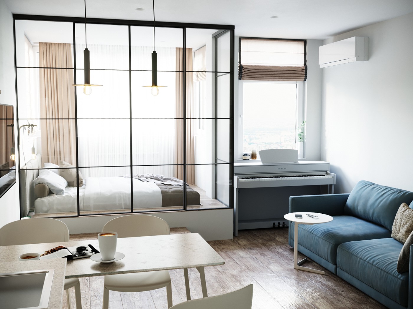 明亮小户型单身公寓-4