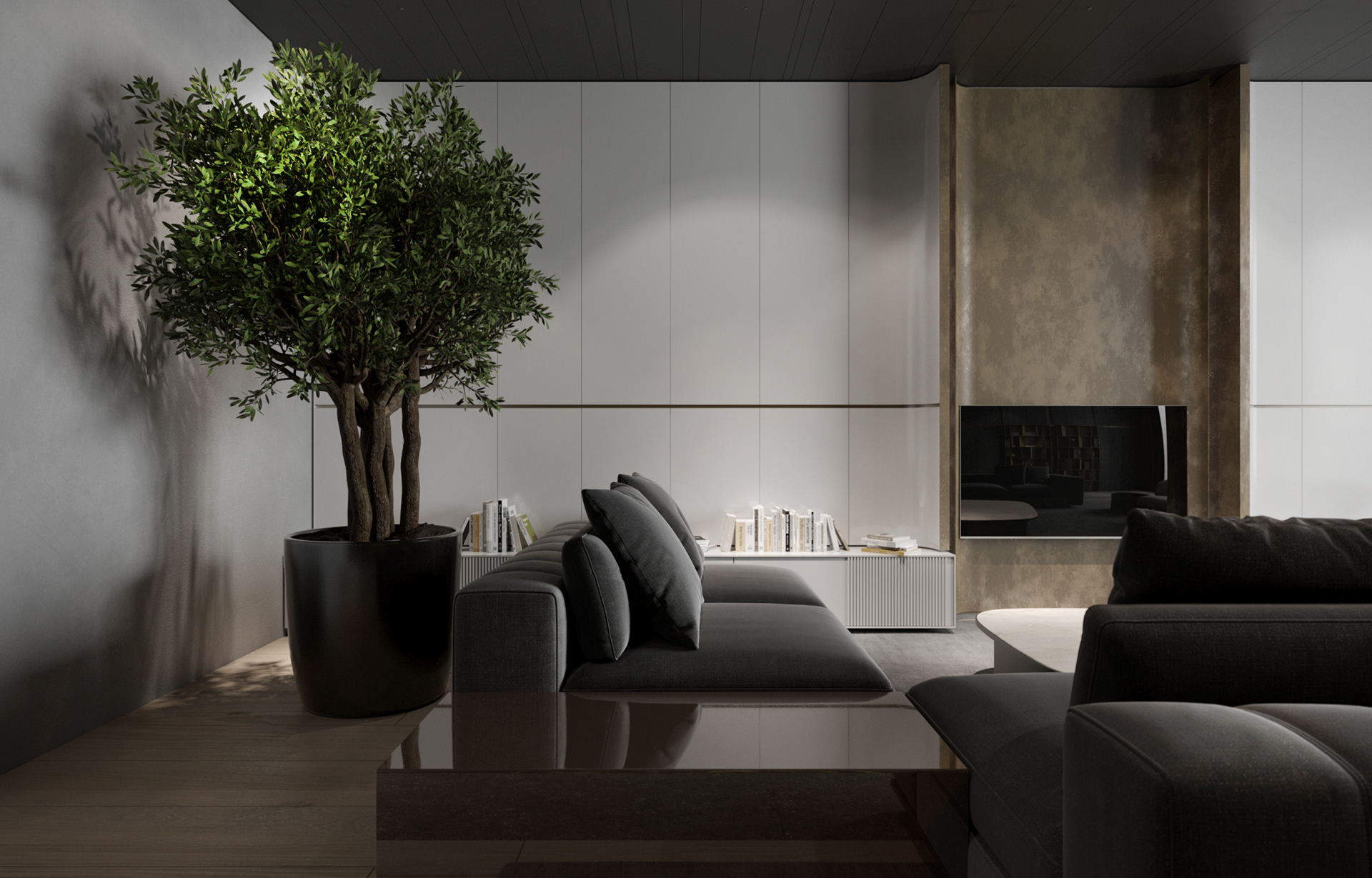 610㎡高级灰色系住宅设计 超精致！-22