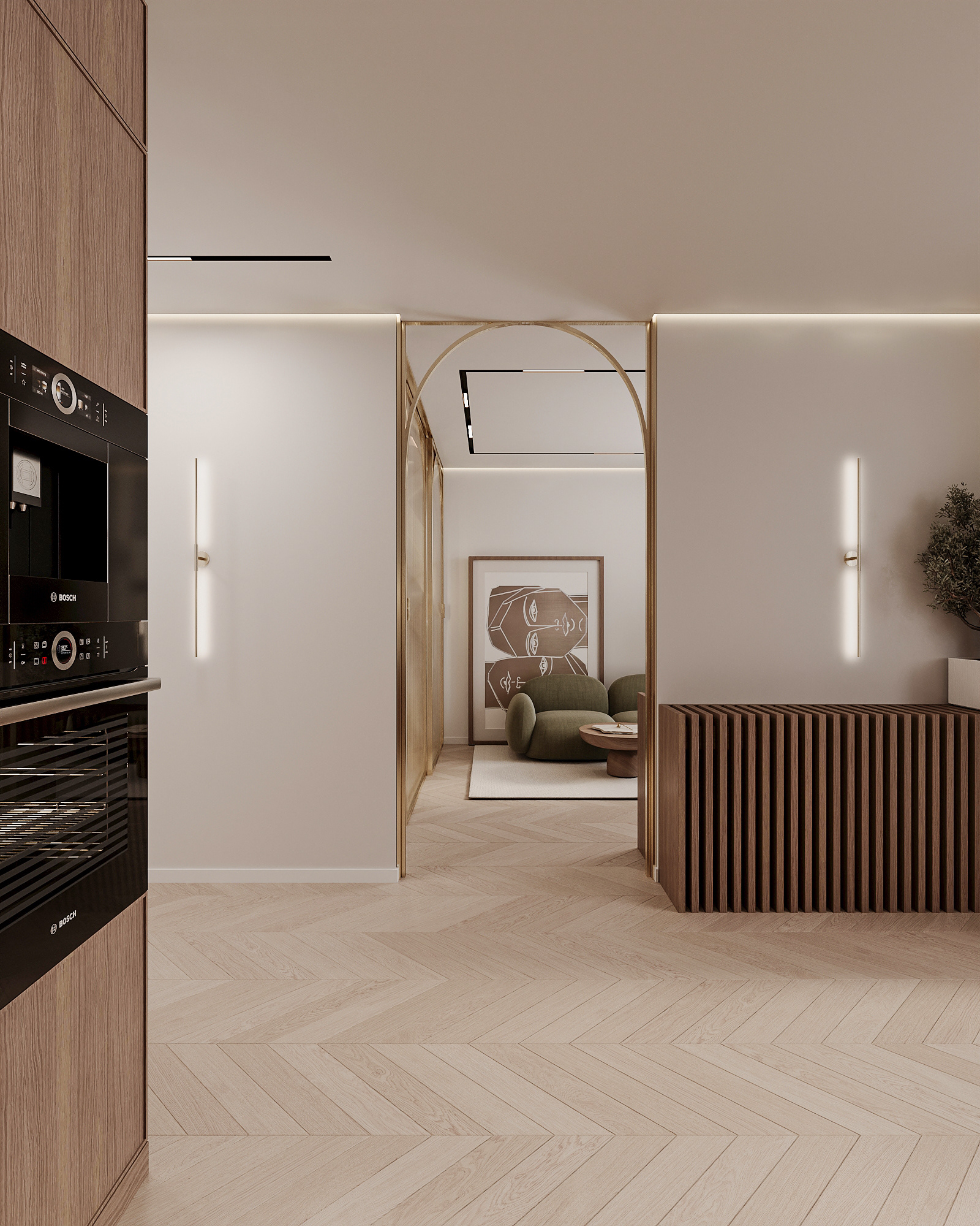 khaki & wood apartment-20