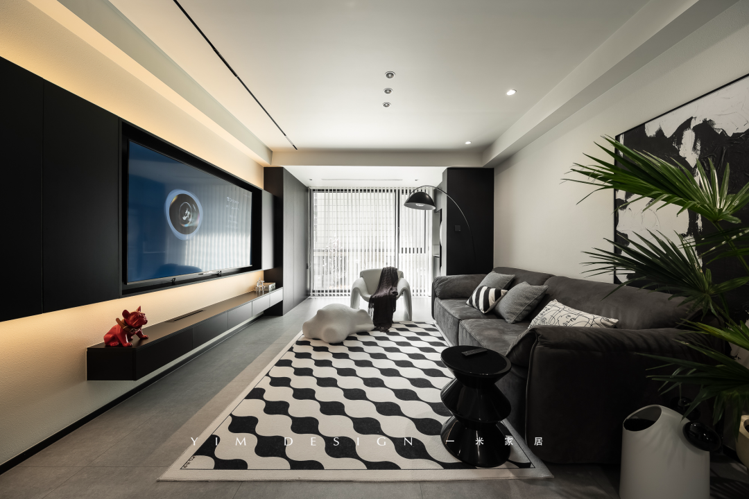 黑白灰的现代之家丨薛美玲-17