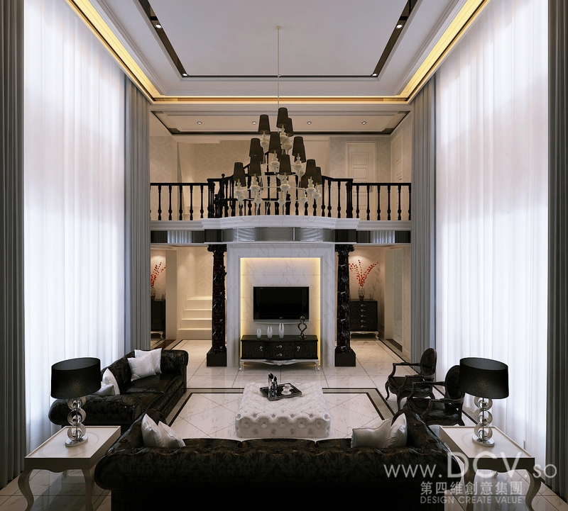 西安 曲江高档华府顶级别墅样板间设计规划-3