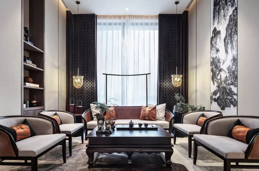 广州臻园营销中心 | “四水归堂”的中式美学空间-36