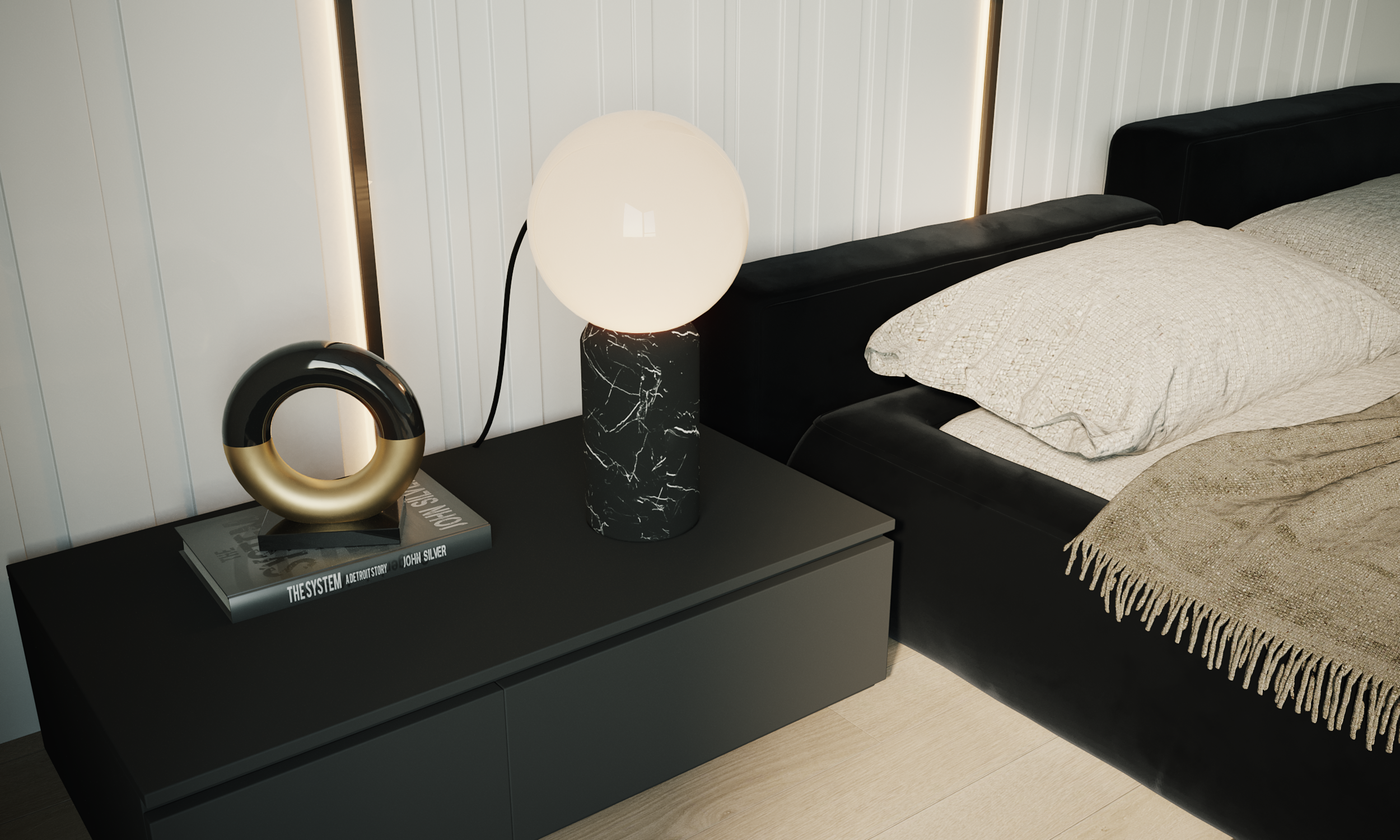 Masterbedroom - Black Layout-1