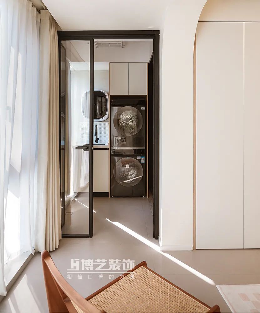 奶油风河畔名邸,春日浪漫居家空间丨博艺装饰-20